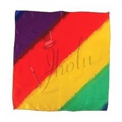Pañuelo de Seda Multicolor de 18 pulgadas (Multicolor Silk)