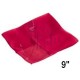 Pañuelo de Seda Cuadrado Rojo 9 pulgadas (Silk Red)