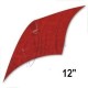 Pañuelo de Seda Diamante Rojo 12 pulgadas (Diamond Cut Silk Red)