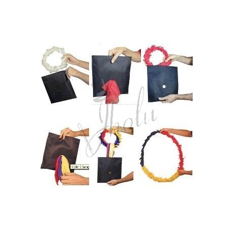 Cambio de Color de Corona de Plumas (Color Changing Feather Wreaths)