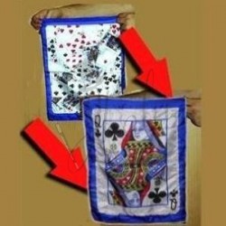 Predicción Flash de Carta en Pañuelo de Seda (Flash Card Prediction Silk)
