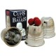 Cubiletes Cromados y Bolas (Plastic Chrome - Cups and Balls) de Plastico