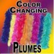 Cambio de Color de Plumeros 14" (Color Changing Plume)