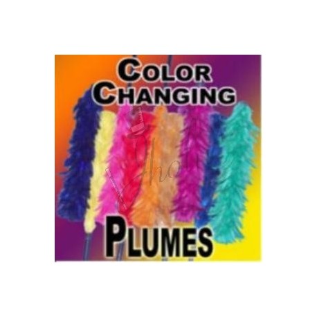 Cambio de Color de Plumeros 14" (Color Changing Plume)