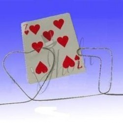 Alambregrama - 7 de Corazones (Wiregrams 7 of Hearts - Memory Wire)