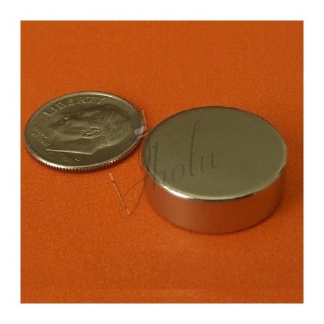 Imán de Neodimio en Disco 19mm x 6mm