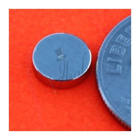 Imán de Neodimio en Disco 6mm x 1.5mm