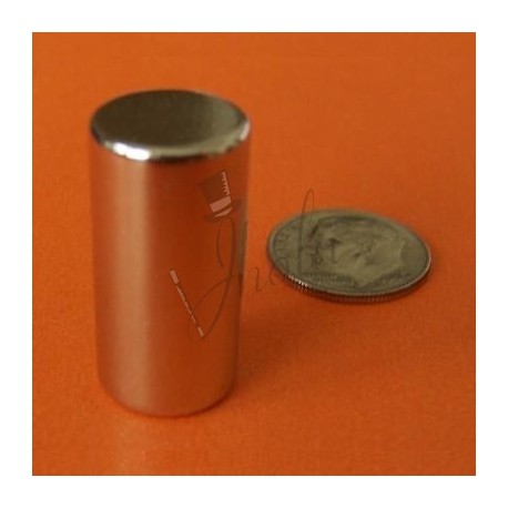 Imán de Neodimio Cilíndrico 12mm x 25mm