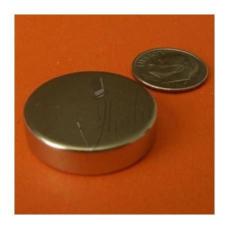 Imán de Neodimio en Disco 25mm x 6mm