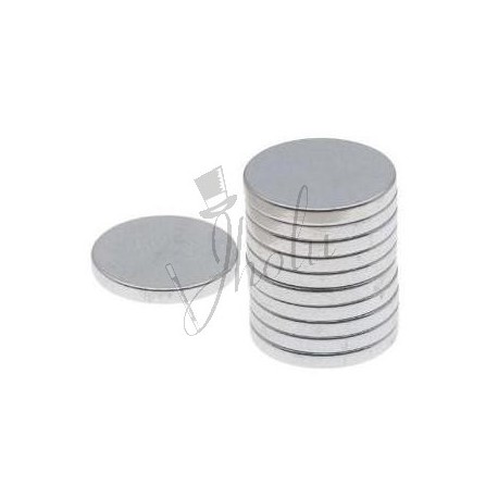 Imán de Neodimio en Disco 12mm x 2mm Económico
