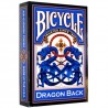 Baraja Dragón Back Azul en Bicycle