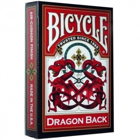 Baraja Dragón Back Rojo en Bicycle