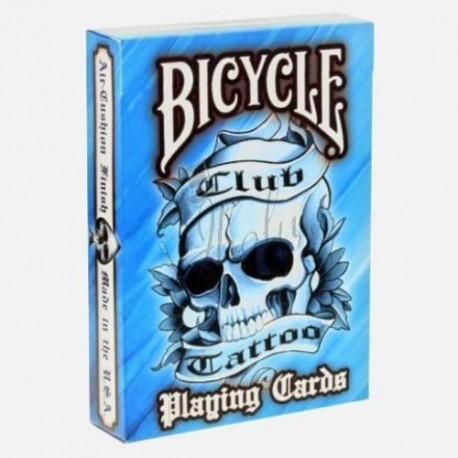 Club Tattoo Azul Deck en Bicycle
