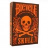 Skull Orange Deck en Bicycle