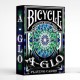 A-Glo Blue Ultra Violet Deck en Bicycle