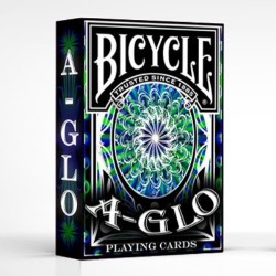 A-Glo Blue Ultra Violet Deck en Bicycle