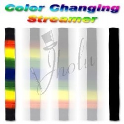 Chalina de Seda Multicolor Camaleón (Chameleon Rainbow Silk Streamer)